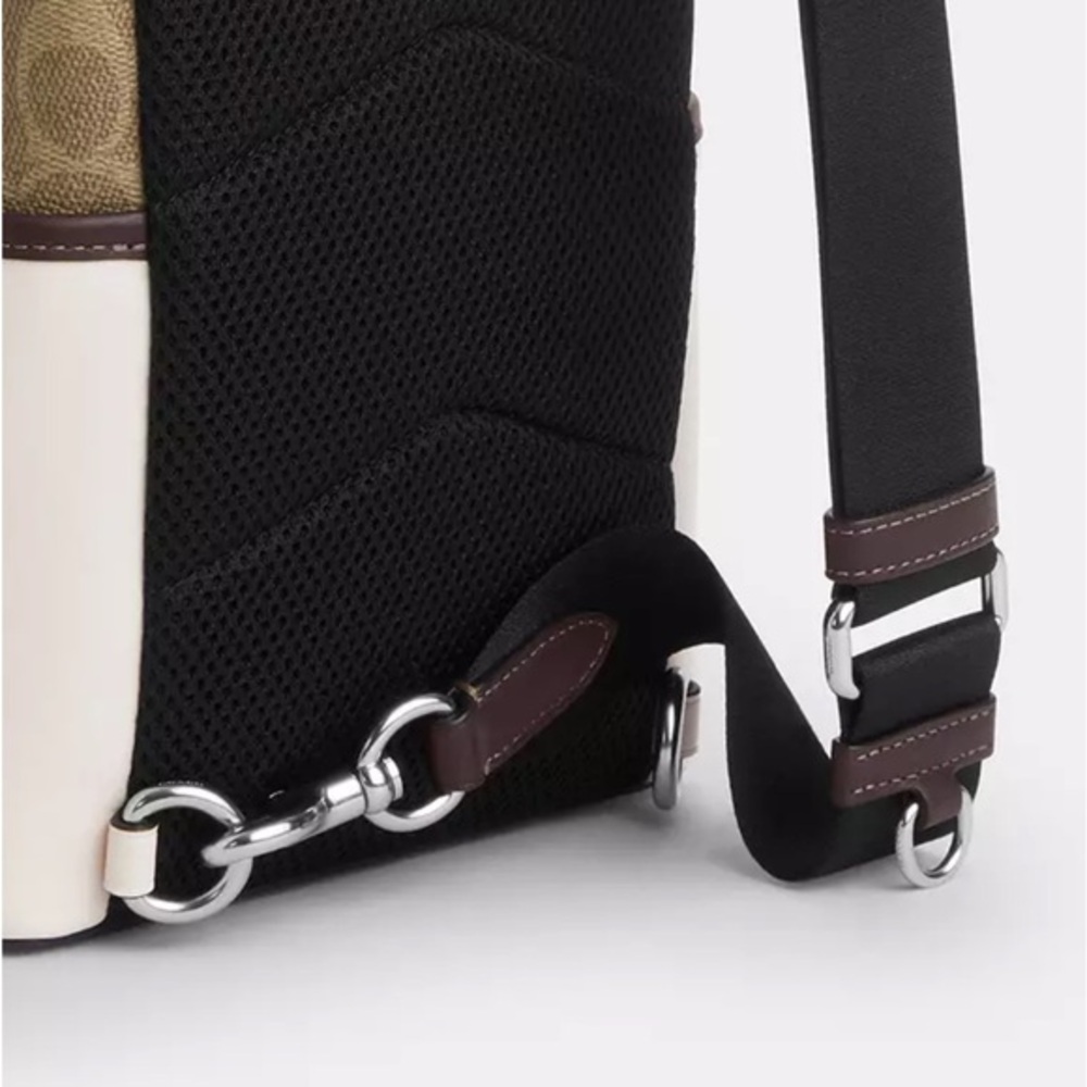 NWT COACH Racer Pack In Signature Colorblock - Picture 3 of 8